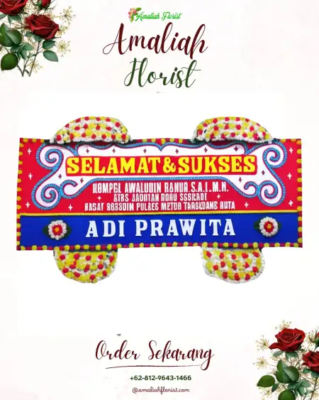 Papan Bunga Ucapan Selamat Lawu
